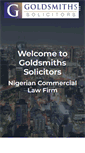 Mobile Screenshot of goldsmithsllp.com